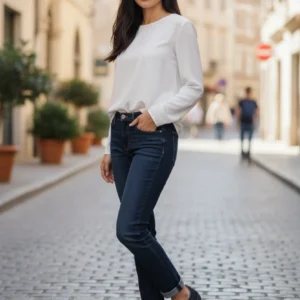 Mercedita confort Calzados Reno mod. 43625 de Licra en negro