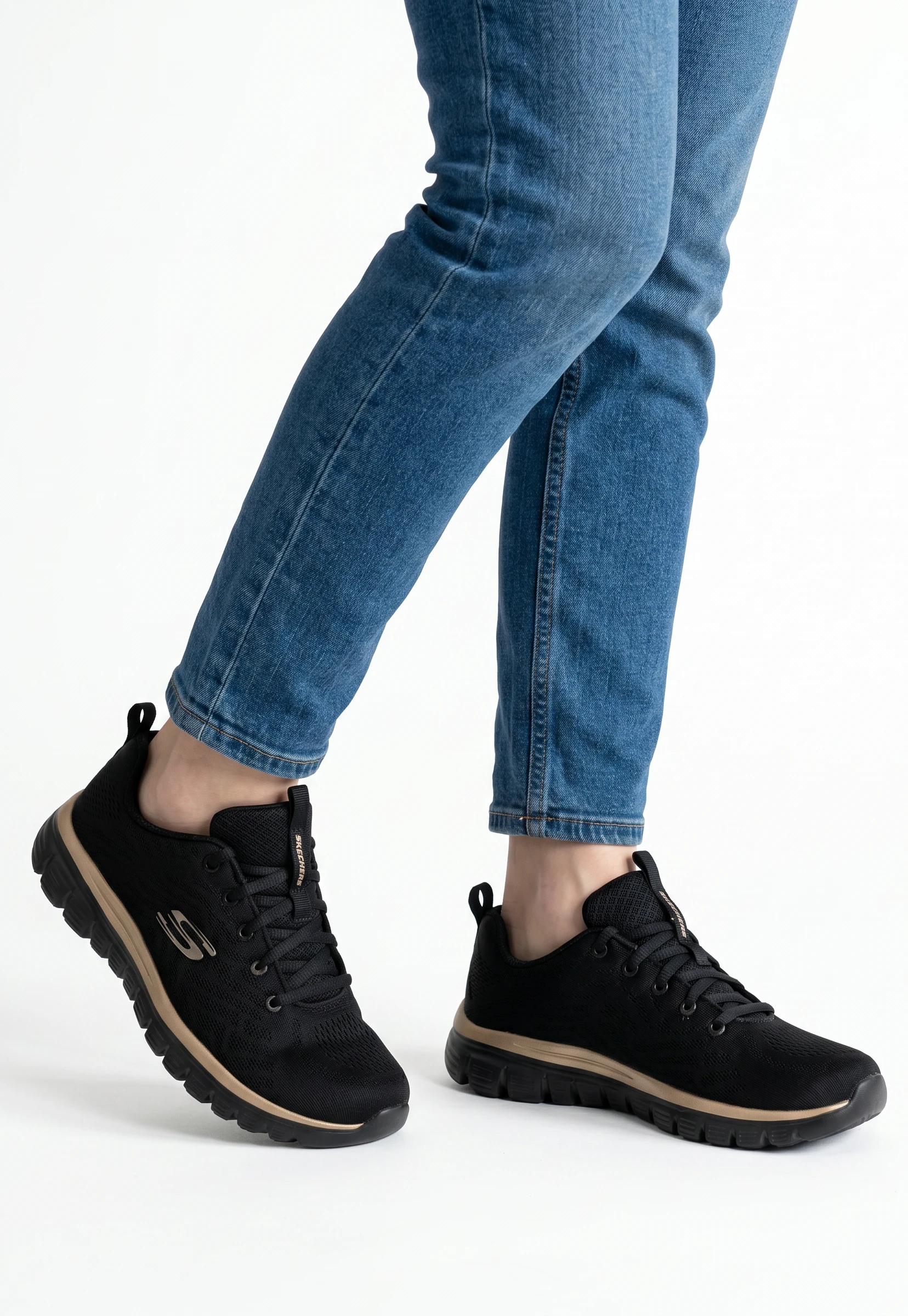 Skechers graceful Skechers mod. 12615 de Malla Técnica en negro