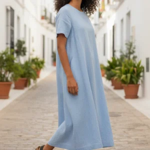 Sandalia bio tira Autenti mod. 10888 de Piel en negro