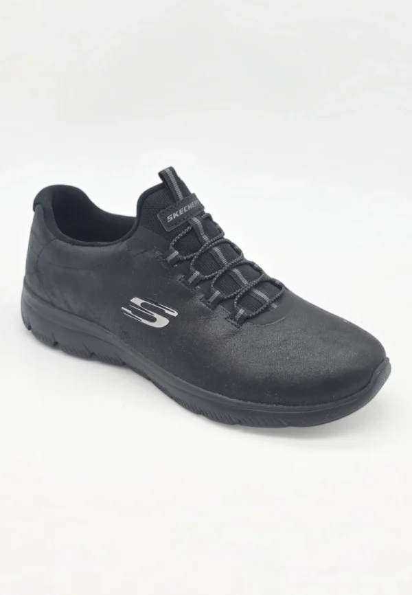 Summits itz bazik Skechers mod. 88888301 de Microfibra en negro - Imagen 2