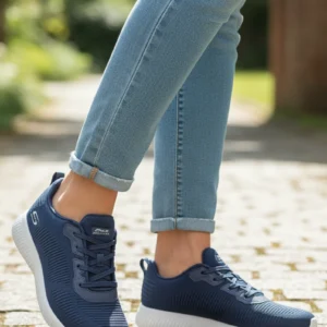 Skechers bobs squad Skechers mod. 32504 de Malla Técnica en azul marino