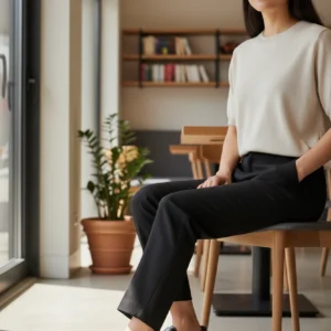 Zapato extra ancho velcro Calzados Reno mod. 942001 de Piel Napa Elást en negro