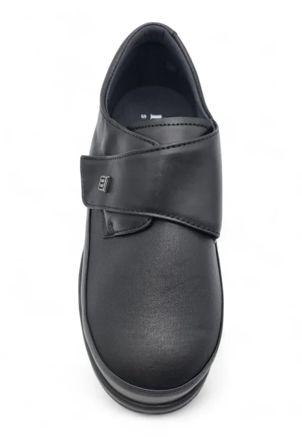 Zapato extra anch Calzados Reno mod. 502001 de Piel Napa Elást en negro - Imagen 5