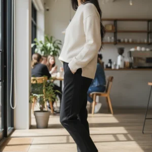 Zapato velcro negro Calzados Reno mod. 252015 de Piel Napa Elást en negro