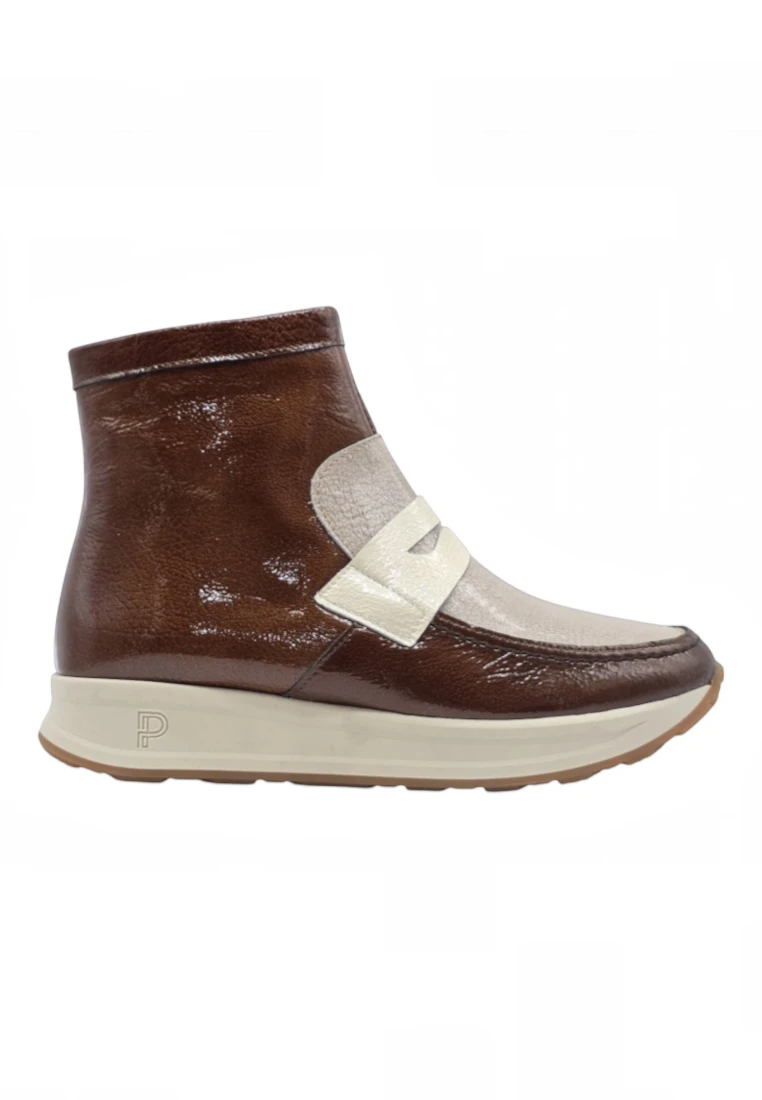 Botin tricolor Calz. Pitillos S.a. mod. 10203 de Charol en cuero
