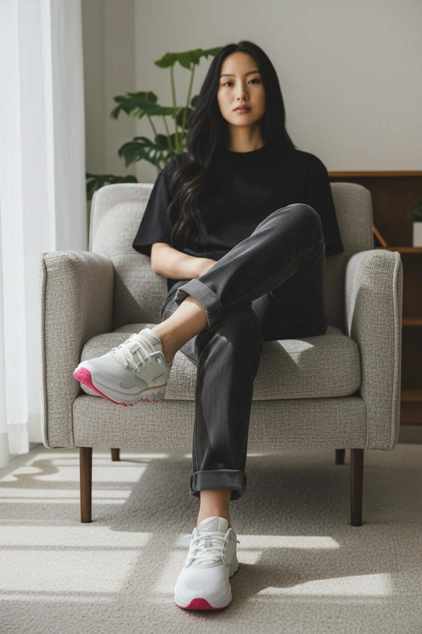 Deportivo tamaris Tamaris mod. 23700 de Malla Técnica en blanco