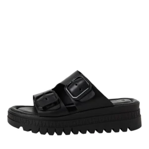 Sandalia hebillas Tamaris mod. 27202 de Piel en negro