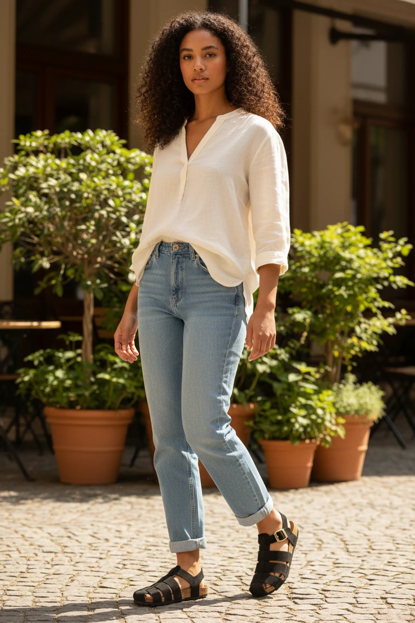 Cangrejera Autenti mod. 15465 de Serraje en negro