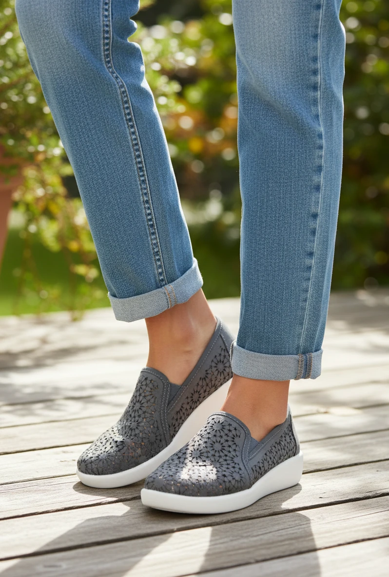 Slip-on ultraligero Dr. Cutillas mod. 38465 de Microfibra en azul