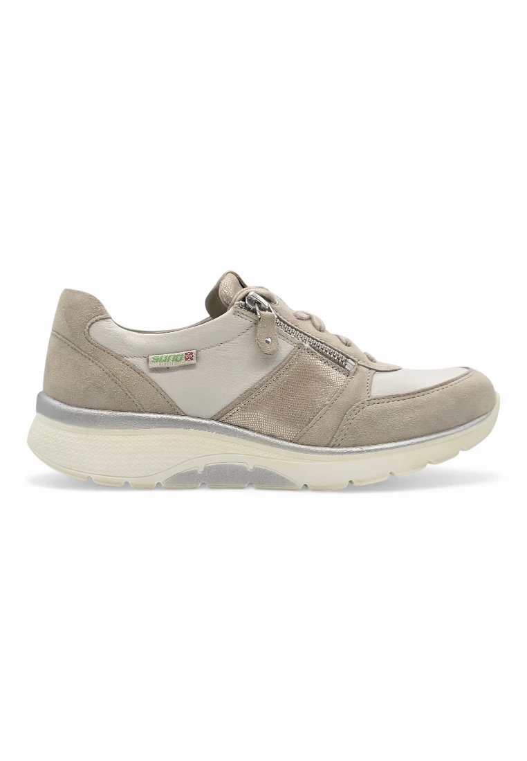 Zapatillas casual fisiologica Mephisto S.a. mod. 5230 de Piel en arena