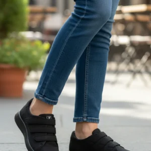 Zapato velcro negro Calzados Reno mod. 4676 de Lytech en negro