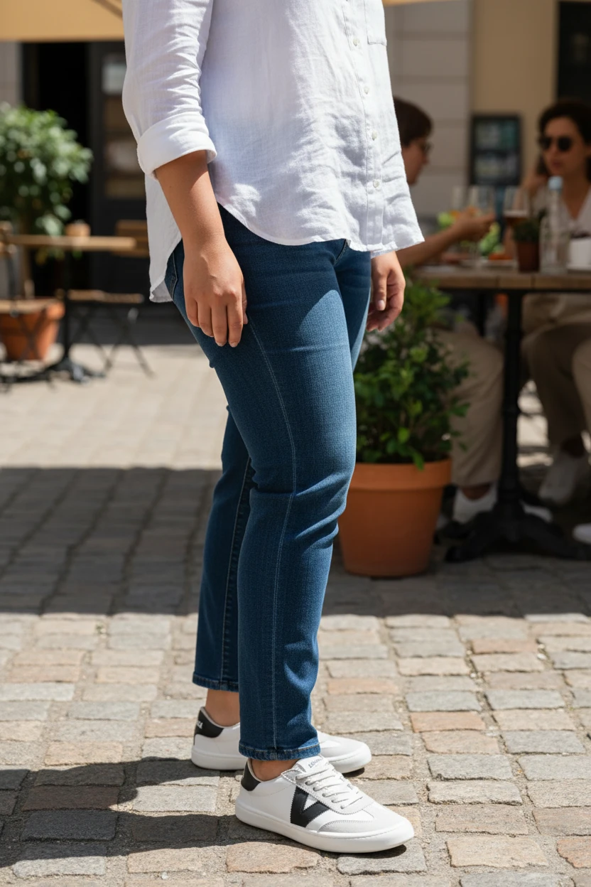 Barefoot logo negro Victoria mod. 1186100 de Piel en blanco