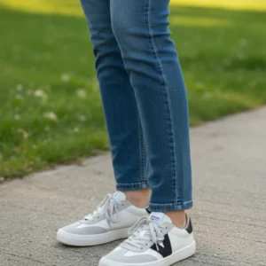 Barefoot logo negro Victoria mod. 1186100 de Piel en blanco