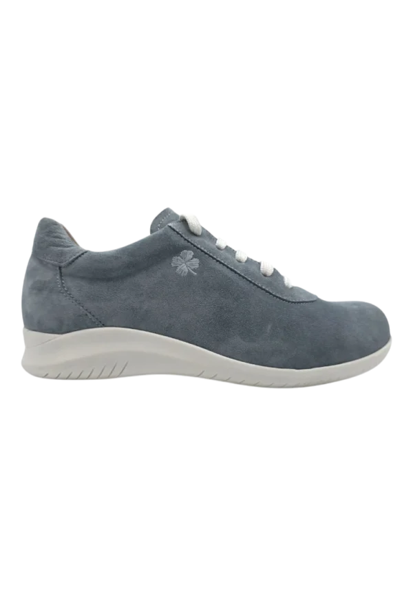 Deportivas barefoot Calzados Reno mod. 250901 de Ante en azul - Imagen 2