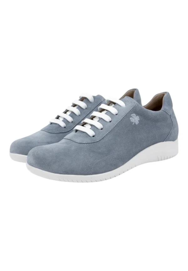 Deportivas barefoot Calzados Reno mod. 250901 de Ante en azul - Imagen 6