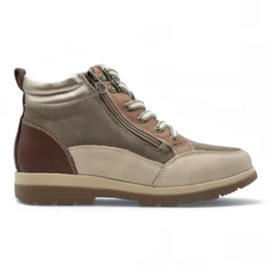 Botin piel Calzados Reno mod. L4460 de Piel en taupe