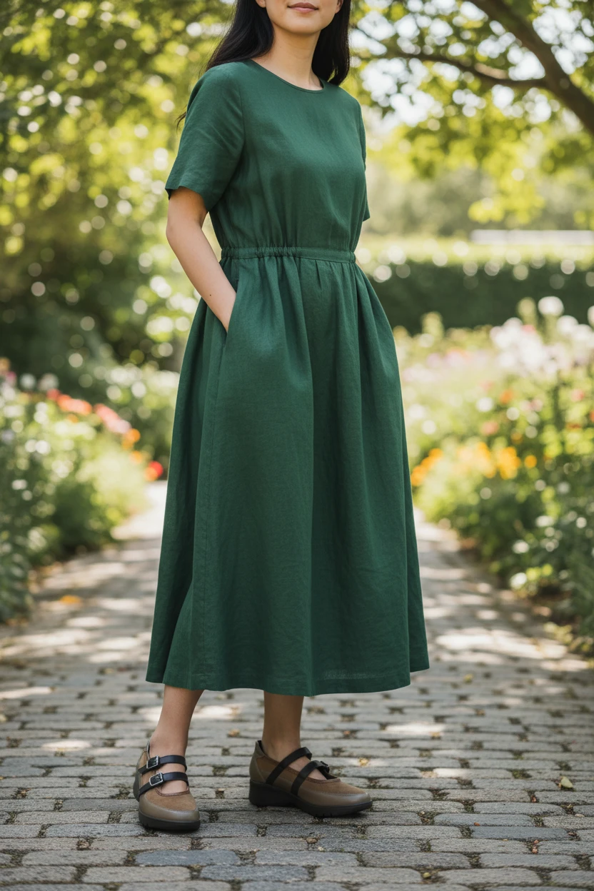 Mercedita combinada Calzados Reno mod. 255861 de Piel en taupe