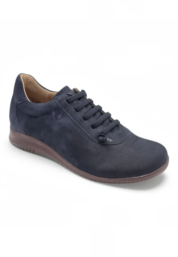 Barefoot con drop Calzados Reno mod. 265991 de Nobuck en azul marino - Imagen 2