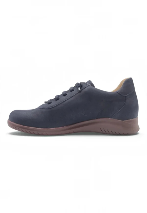 Barefoot con drop Calzados Reno mod. 265991 de Nobuck en azul marino - Imagen 3