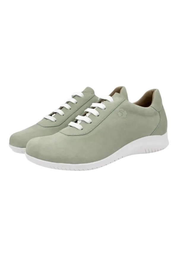 Deportiva barefoot Calzados Reno mod. 250901 de Ante en verde - Imagen 3
