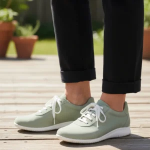 Deportiva barefoot Calzados Reno mod. 250901 de Ante en verde