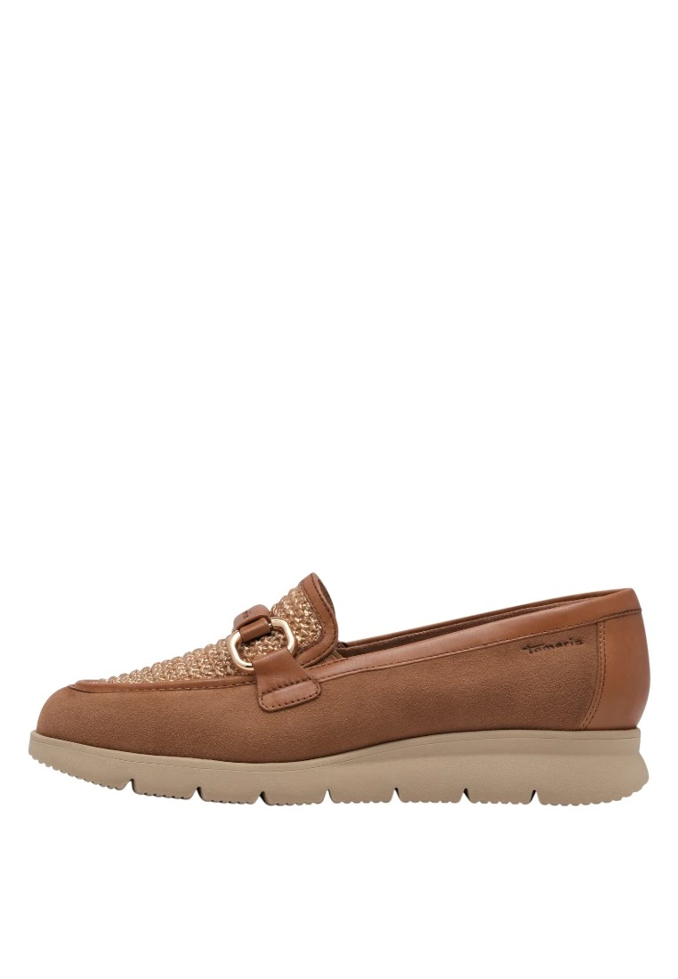 Mocasin Tamaris mod. 24628 de Nobuck en cuero