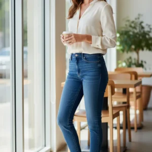 Salon elástico pala Calzados Reno mod. 81212 de Licra en azul