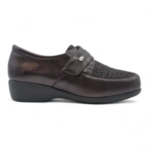 Zapato confort Calzados Reno mod. 86180 de Piel Napa Elást en marron