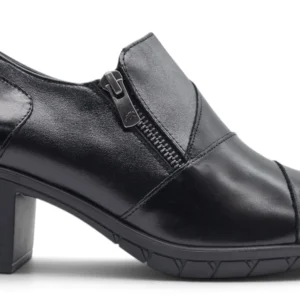 Zapato abotinado Fluchos S.l. mod. F1802 de Piel en negro