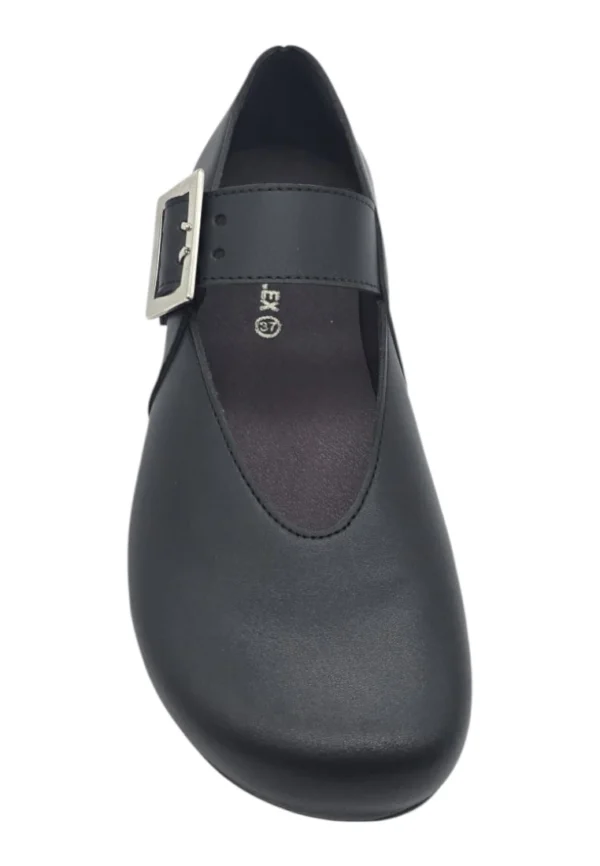 Mercedita barefoot Coquette mod. 4394 de Piel en negro - Imagen 5