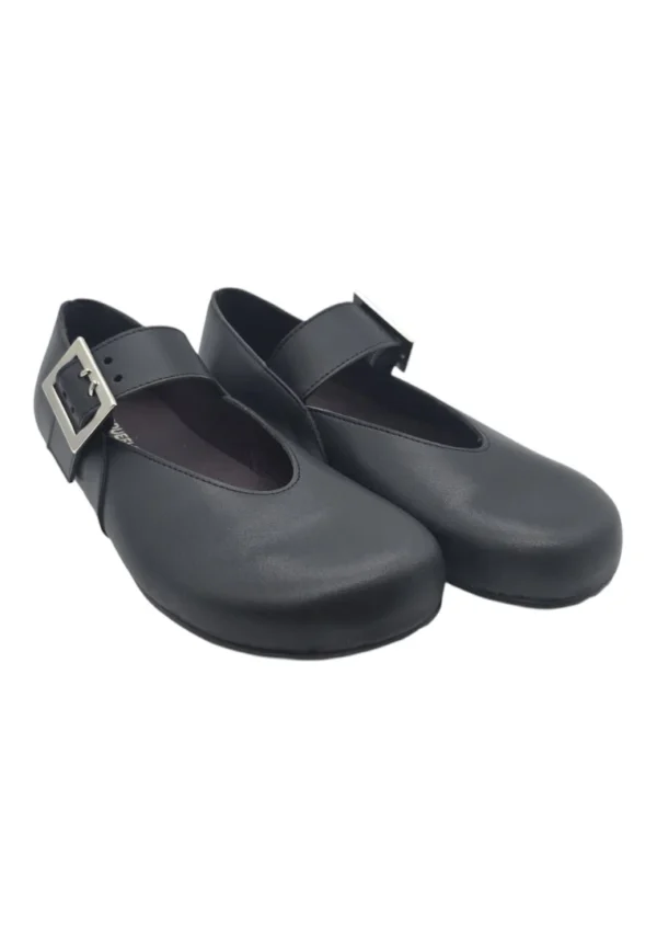 Mercedita barefoot Coquette mod. 4394 de Piel en negro - Imagen 6