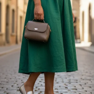 Mocasin barefoot Coquette mod. 4395 de Piel en gris