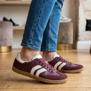 Barefoot casual Coquette mod. 4415 de Vegano en burdeos