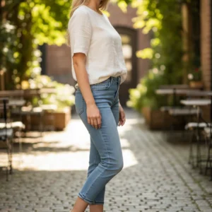 Sandalia velcros Calzados Reno mod. 86786 de Piel en negro