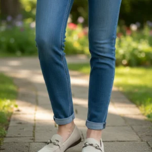 Mocasin adorno empeine Calzados Reno mod. 74834 de Ante en beig