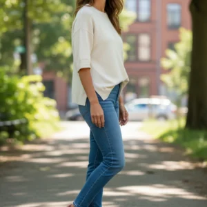 Zapatilla casual lazo Calzados Reno mod. 1254801 de Piel en rojo