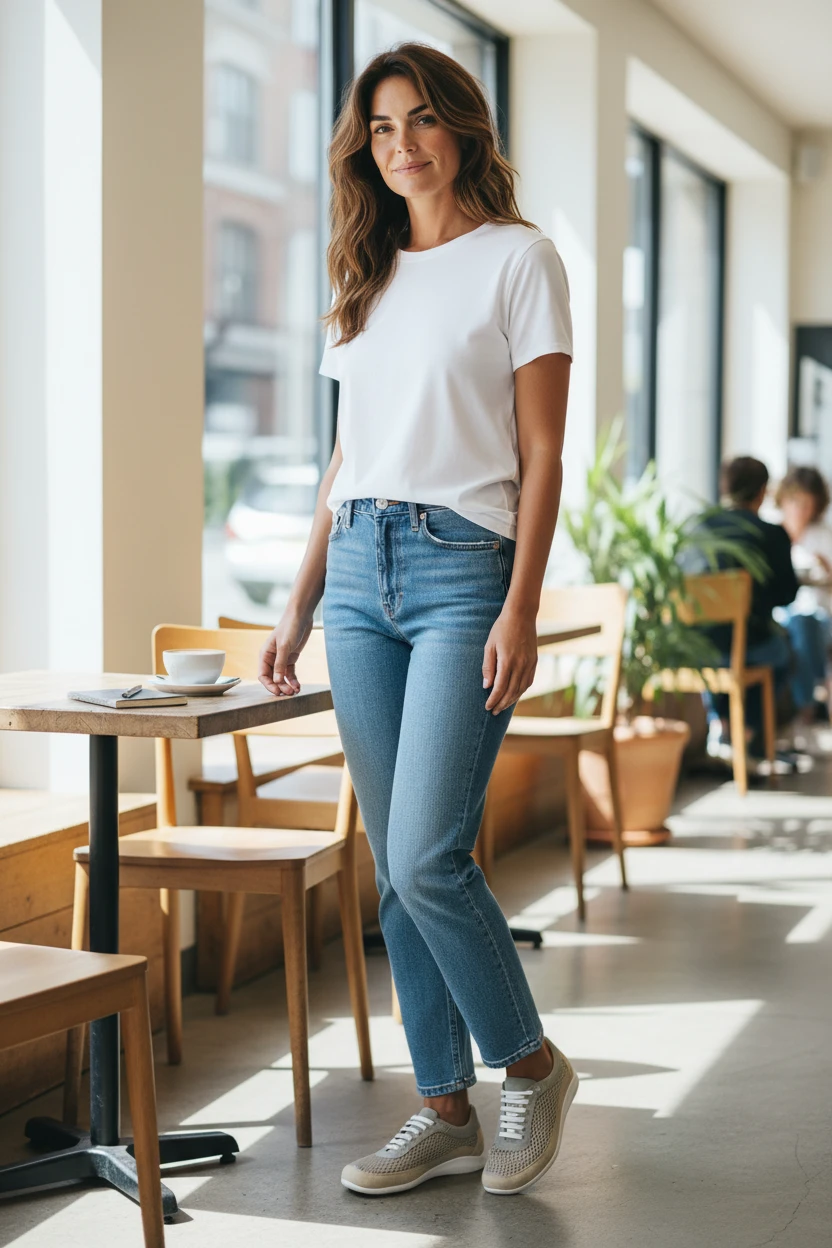 Zapatilla rejilla barefoot Calzados Reno mod. 260996 de Ante en arena