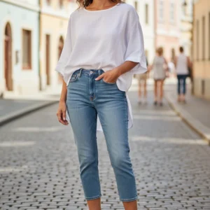 Sandalia abotinada Top 3 mod. SR1727 de Piel en negro