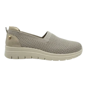 Zapato confort calcetin Calzados Reno mod. AMD30034 de Malla en beig