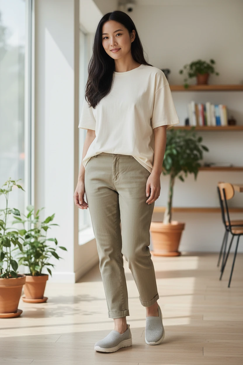 Zapato confort calcetin Calzados Reno mod. AMD30034 de Malla en beig