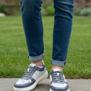 Zapato casual elasticos troque Calzados Reno mod. AHI30062 de Microfibra en azul