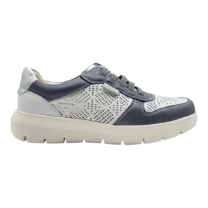Zapato casual elasticos troque Calzados Reno mod. AHI30062 de Microfibra en azul