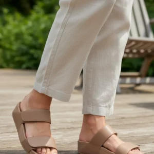 Sandalia piel ajustable Fitflop mod. FV6-592 de Piel en cuero