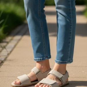 Sandalia barefoot Coqueflex mod. 1578 de Serraje en piedra