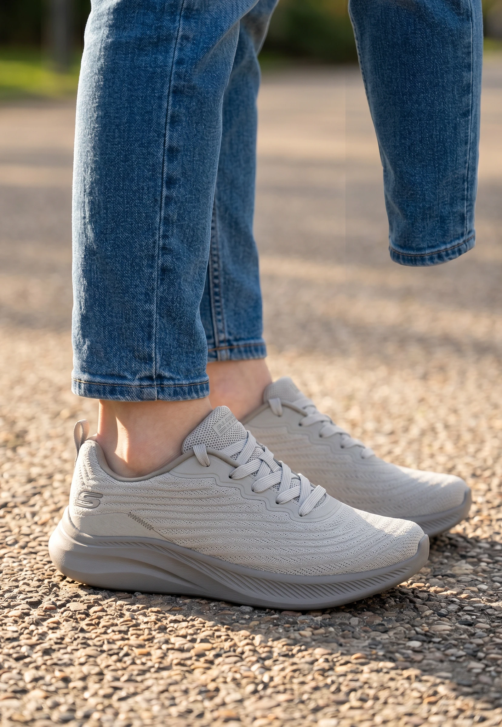 Skechers bobs moda flex Skechers mod. 117731 de Malla Técnica en verde agua