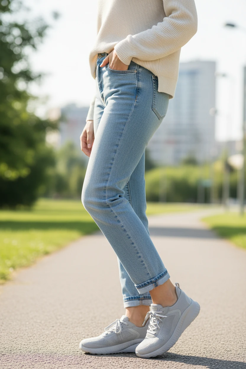 Skechers extra ancho Skechers mod. 117497W de Malla Técnica en verde