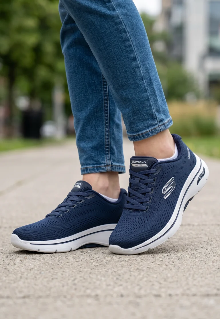 Skechers slipinn archfit Skechers mod. 125342 de Malla Técnica en azul ...