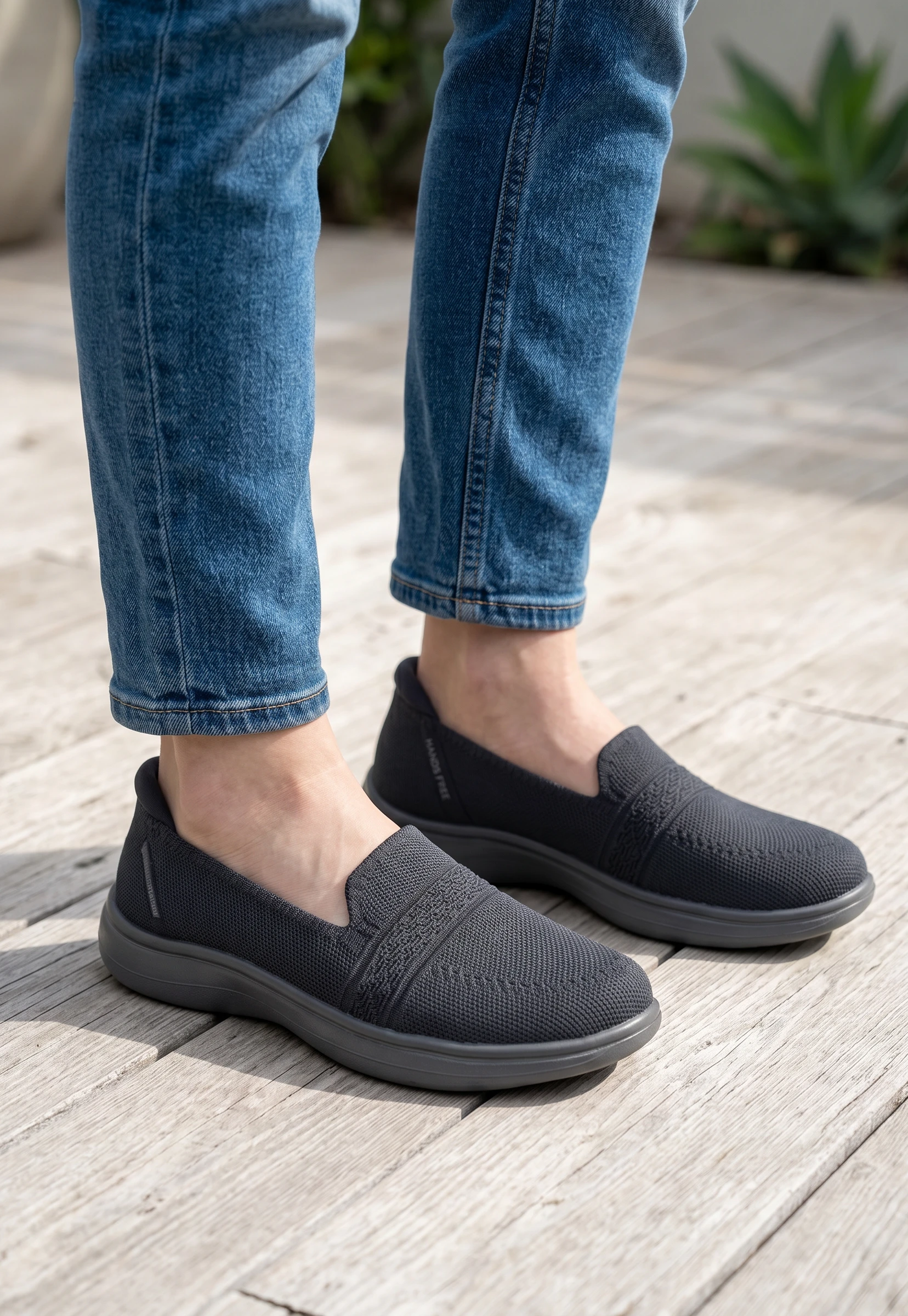 Women on the go flex Skechers mod. 138435 de Licra en negro