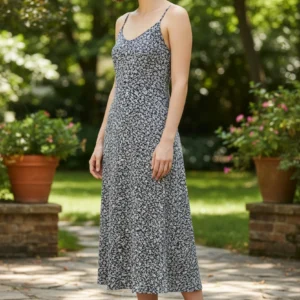 Sandalia slip inn Skechers mod. 188001 de Microfibra en negro