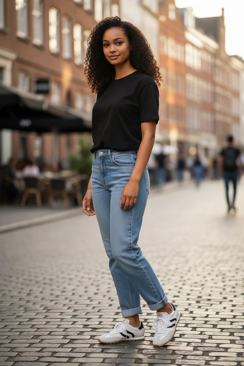 Deportiva casual Calzados Reno mod. 23614 de Piel en blanco